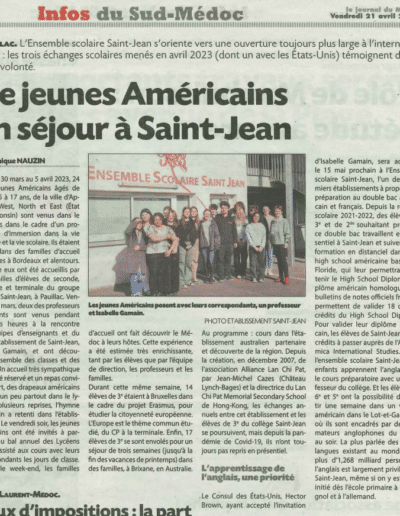 Des Américains à St Jean