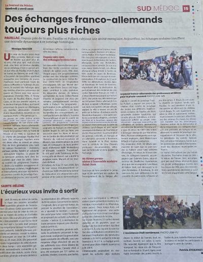 Des échanges franco-allemands